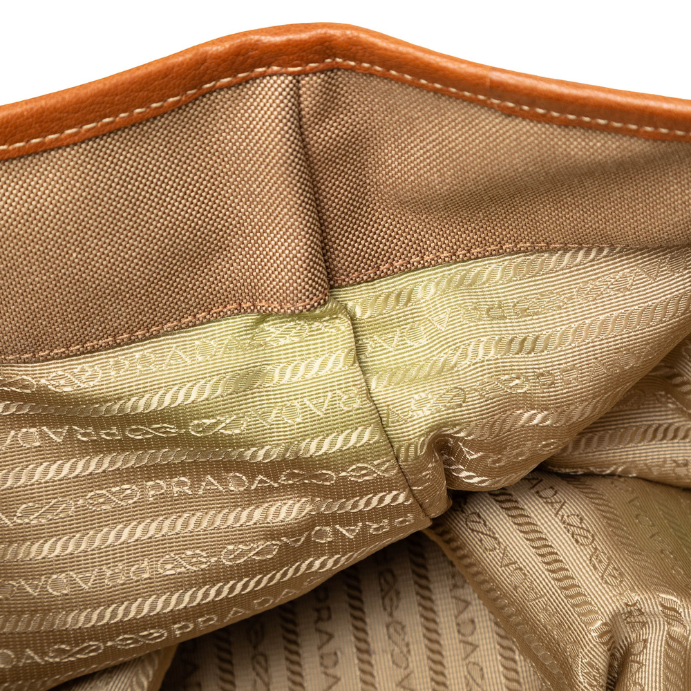 Pre-Loved Prada Canvas Canapa Logo Convertible Tote - Picture 6 of 8